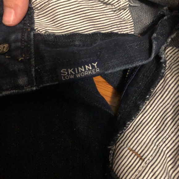 Madewell Size 29 Skinny Low worker jeans - Picture 4 of 4